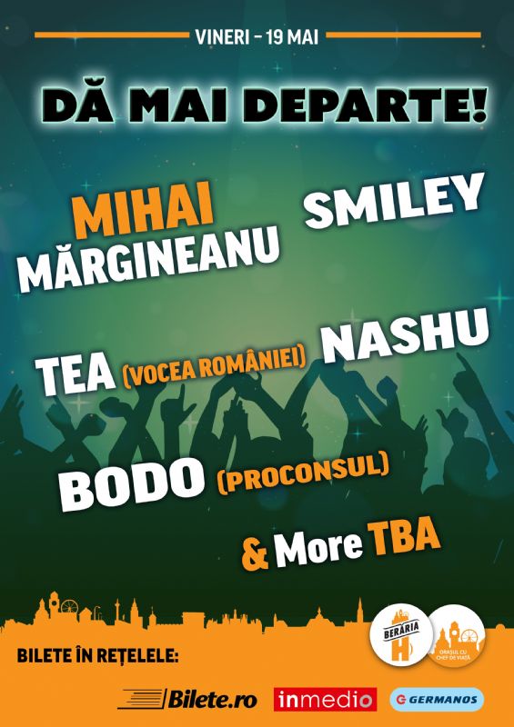 bilete Mihai Margineanu, Smiley, Tea & Friends - Da mai departe!
