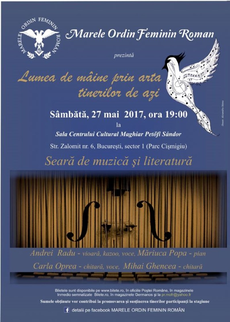 bilete Seara de muzica si literatura
