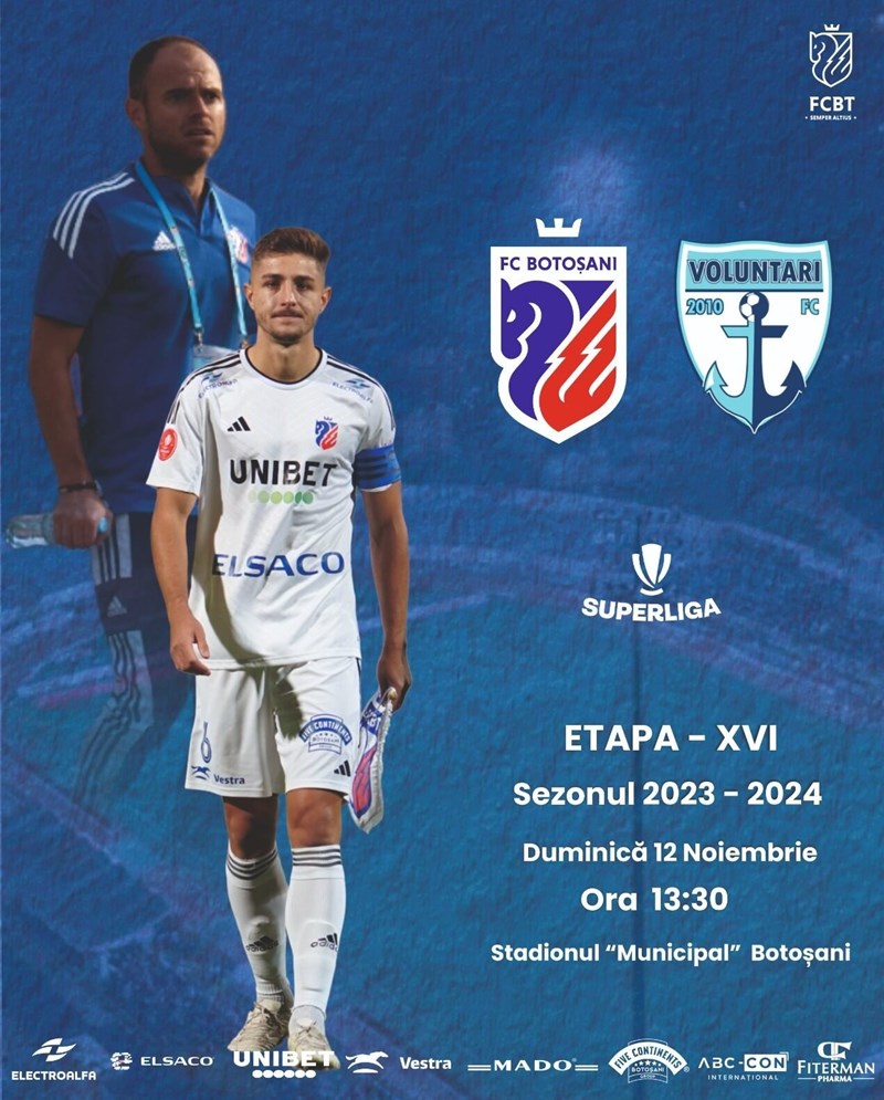 bilete FC Botosani - FC Voluntari