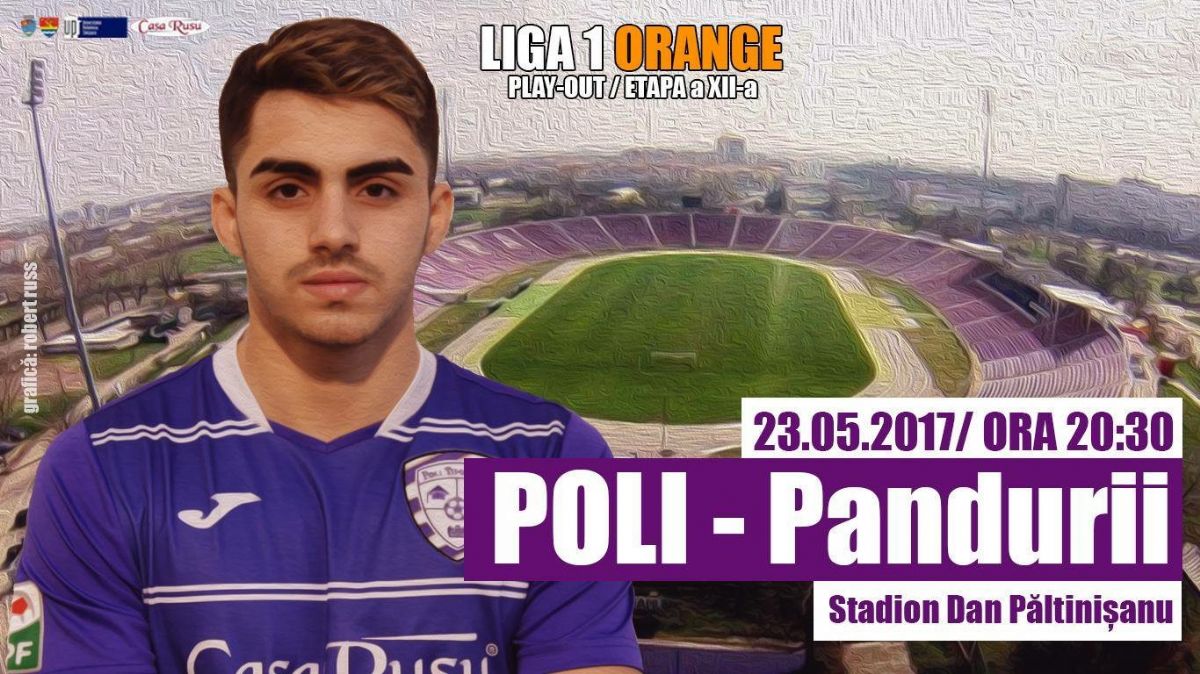 bilete Poli Timisoara - Pandurii Tg Jiu