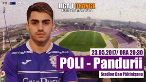 bilete la Poli Timisoara - Pandurii Tg Jiu