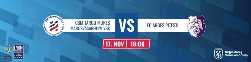 bilete CSM Targu Mures Marosvasarhelyi VSK - FC Argesi Pitesti