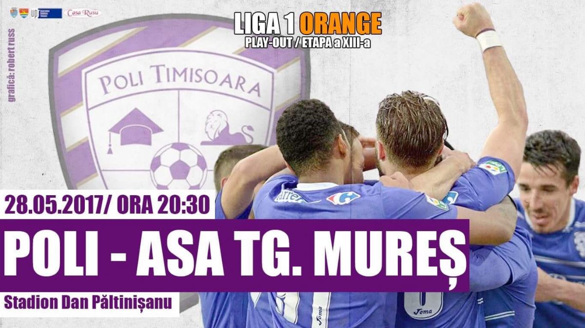 bilete Poli Timisoara - ASA Tg Mures