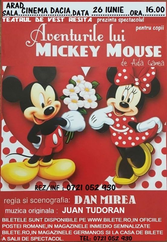 bilete Aventurile lui Mickey Mouse