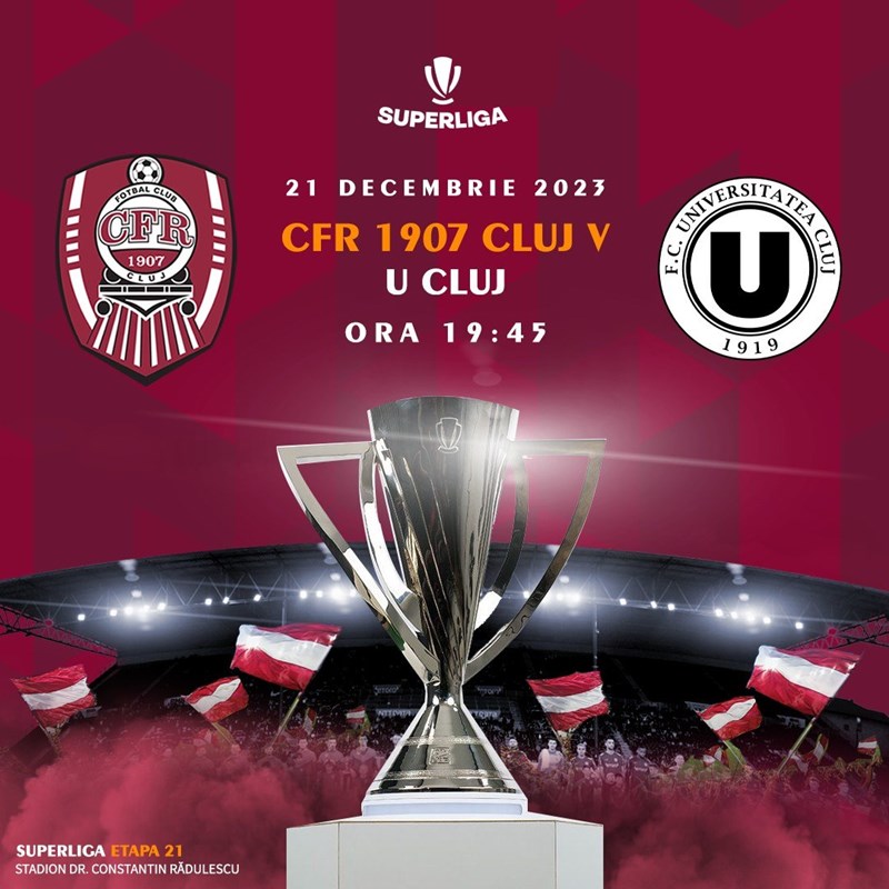 bilete CFR 1907 CLUJ – U CLUJ