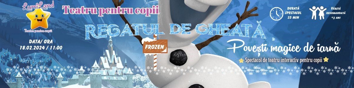 bilete Frozen - Regatul de gheata