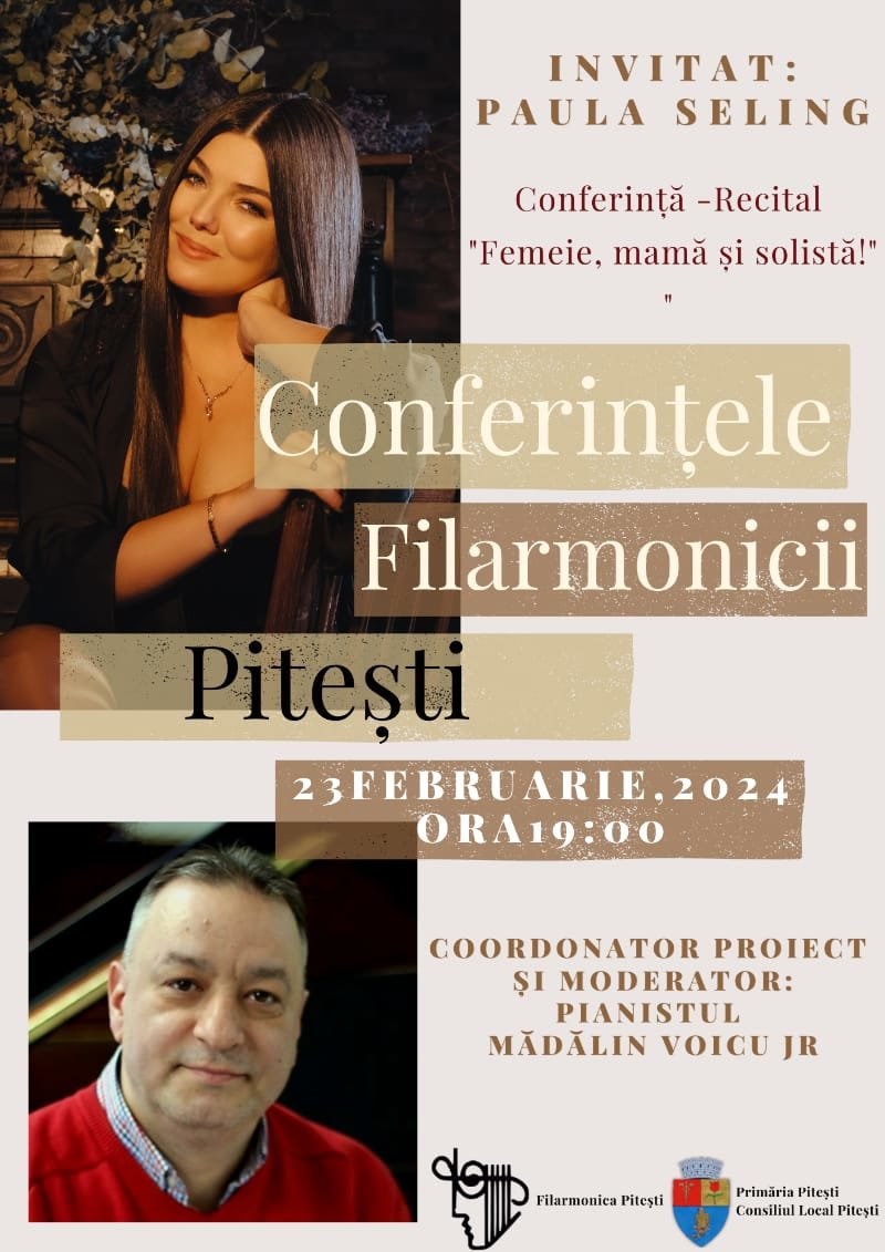 bilete Conferinta - Recital - Filarmonica Pitesti