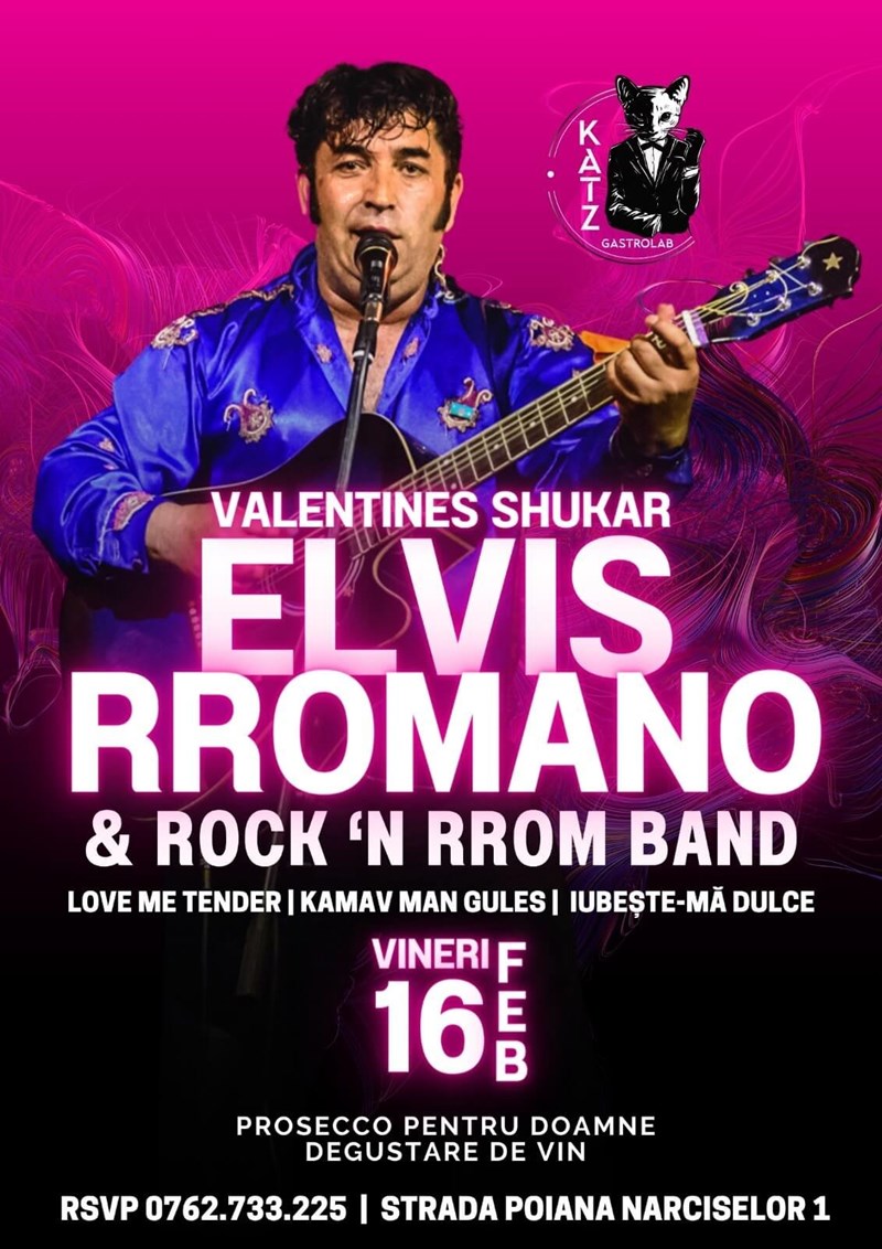 bilete Valentine's SHUKAR w/ Elvis Rromano & Rock'n Rrom Band