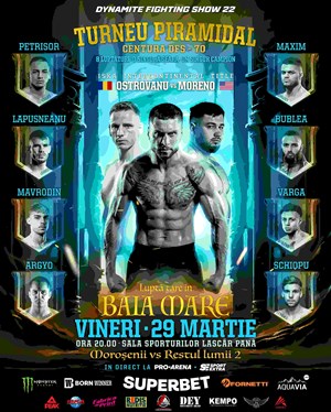 bilete la Dynamite Fighting Show - Lupta Tare în Baia Mare