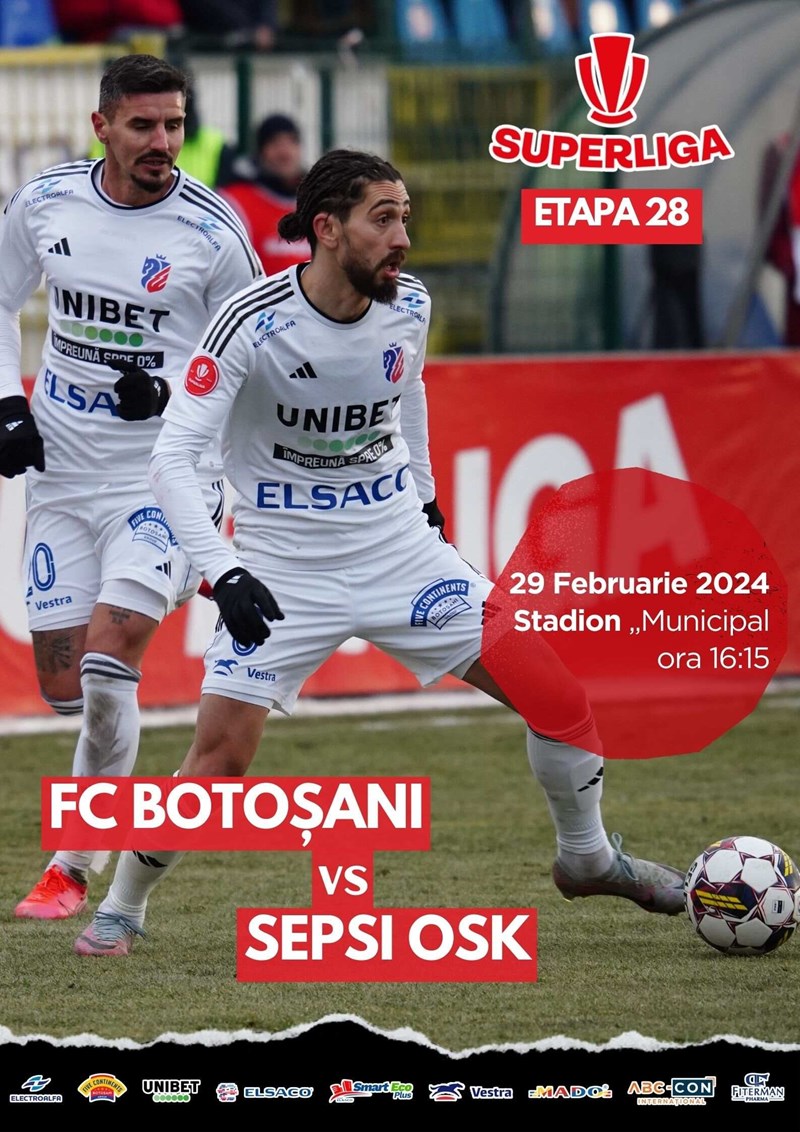 bilete FC Botosani - Sepsi OSK