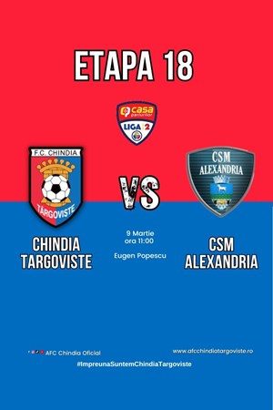 AFC Chindia Targoviste - CSM Alexandria