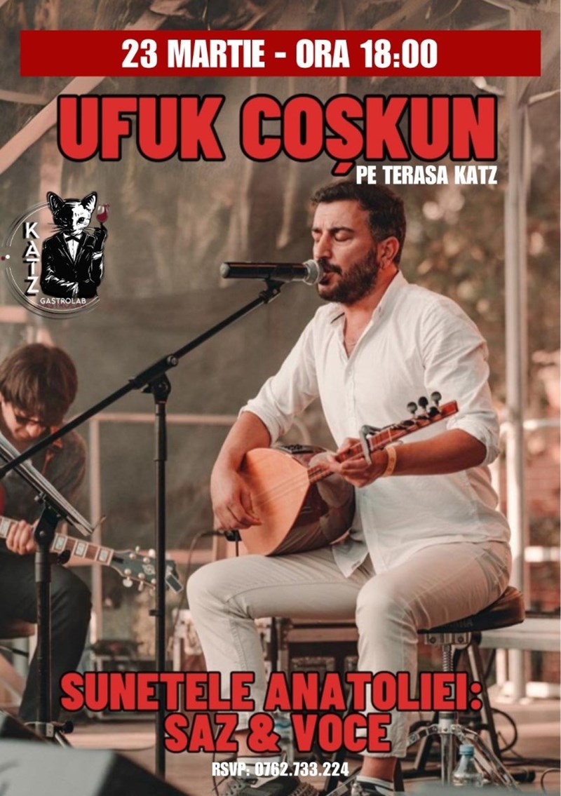 bilete UFUK COȘKUN | Concert pe terasa Katz GastroLab