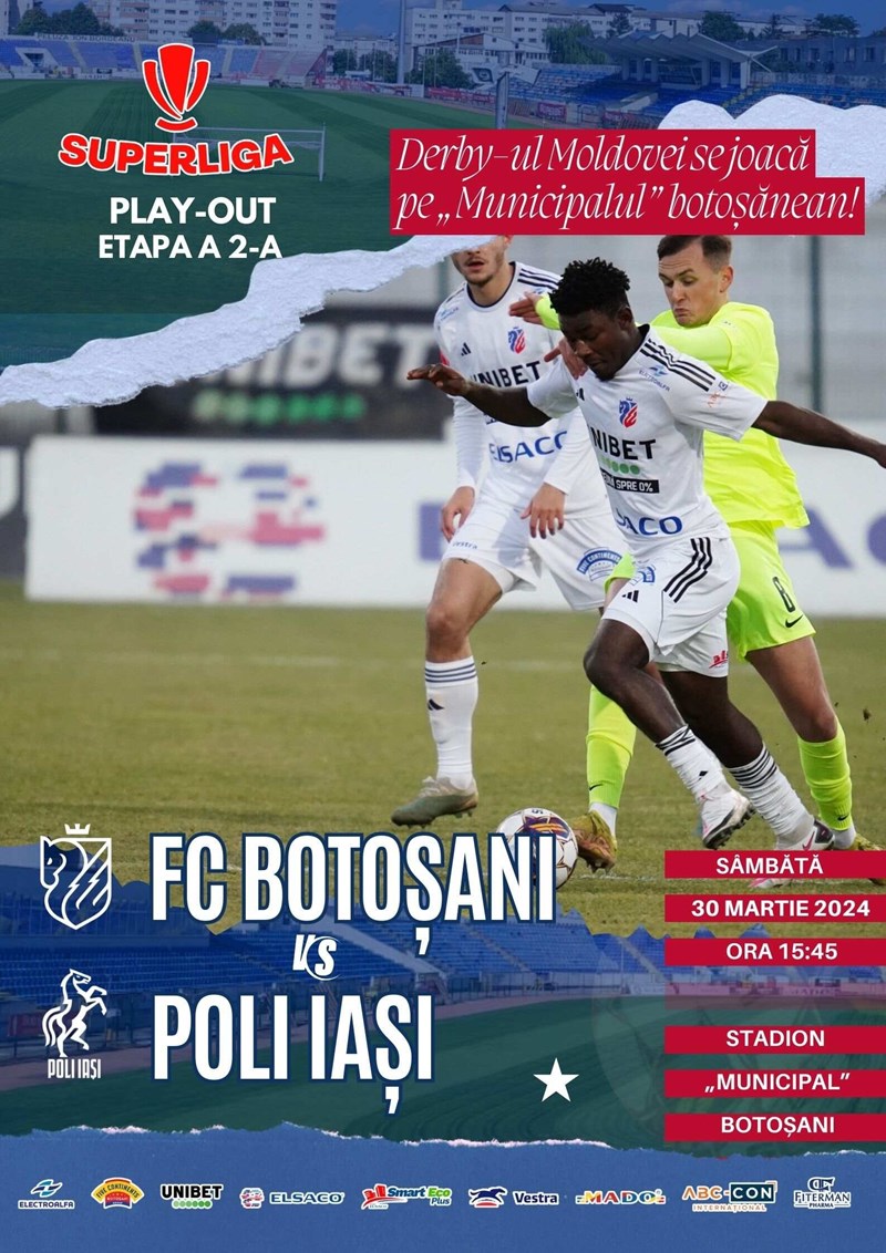 bilete Play-out, etapa a 2-a: FC Botoșani - Politehnica Iași