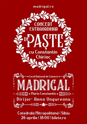 Madrigal – Concert Extraordinar de Paște la Sibiu