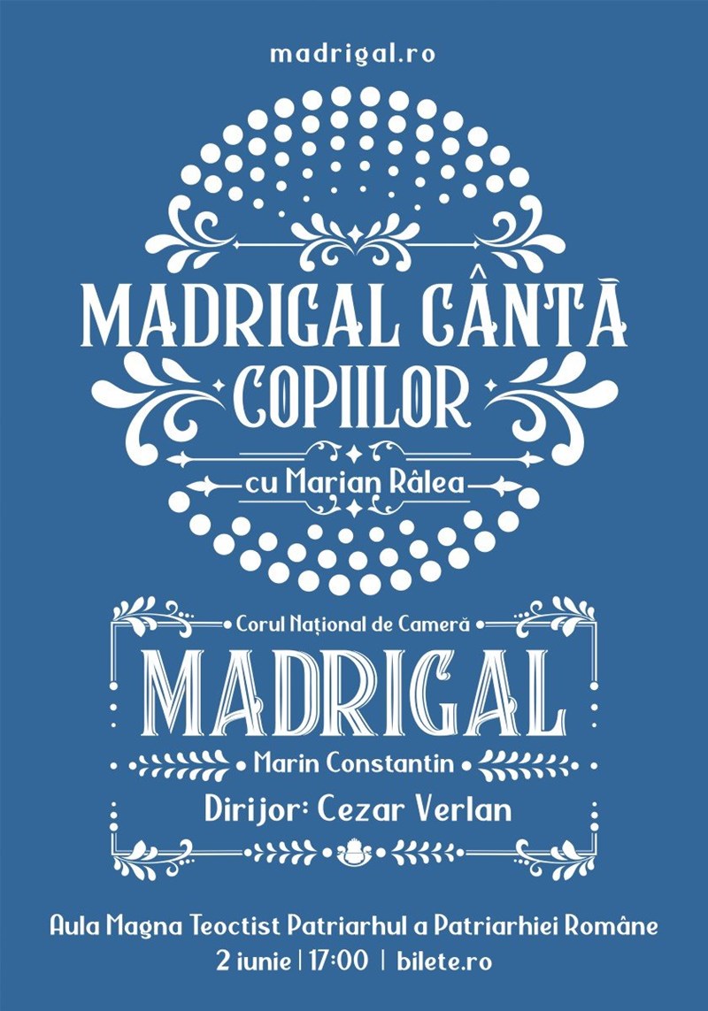 bilete Madrigal cântă copiilor