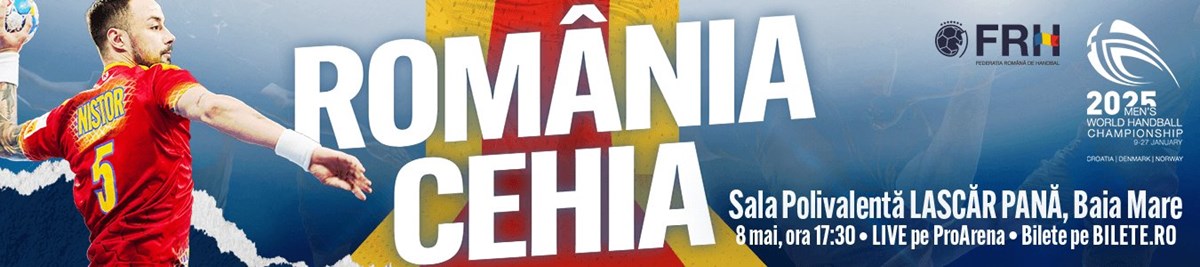 bilete Handbal Masculin - Romania vs Cehia