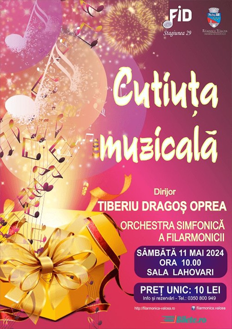 bilete Cutiuta Muzicala - Concert pentru copii