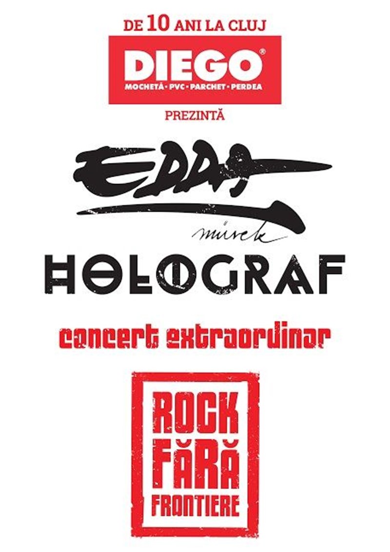 bilete Rock fara frontiere - concert extraordinar HOLOGRAF si EDDA Muvek