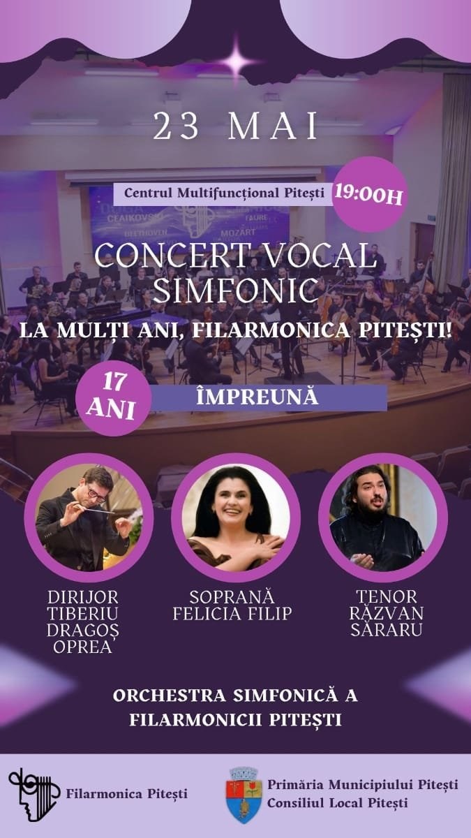 bilete Concert Vocal Simfonic - Filarmonica Pitesti