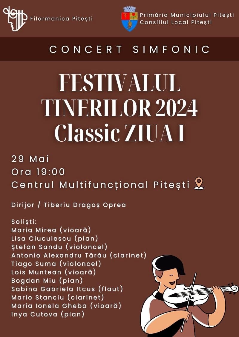 bilete Festivalul Tinerilor Classic Ziua I