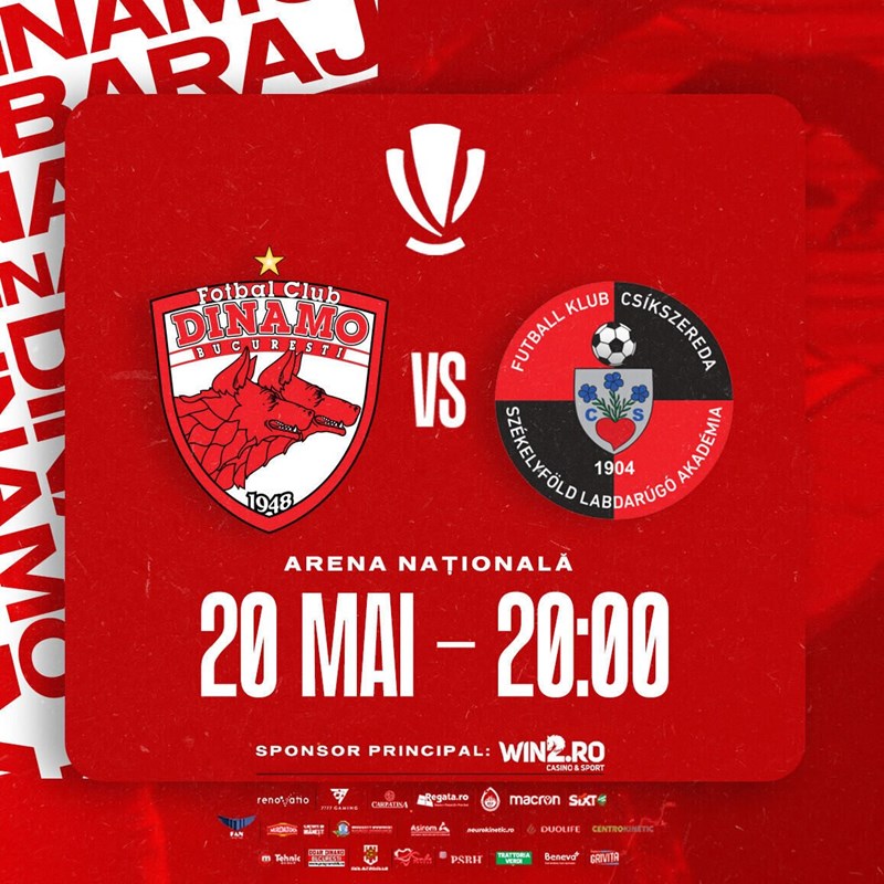 bilete Dinamo Bucuresti - AFK Csikszereda Miercurea Ciuc