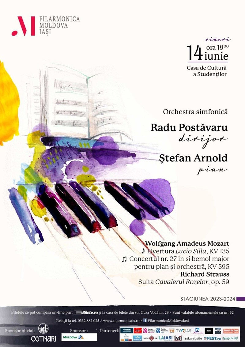 bilete Concert simfonic – Mozart, Strauss
