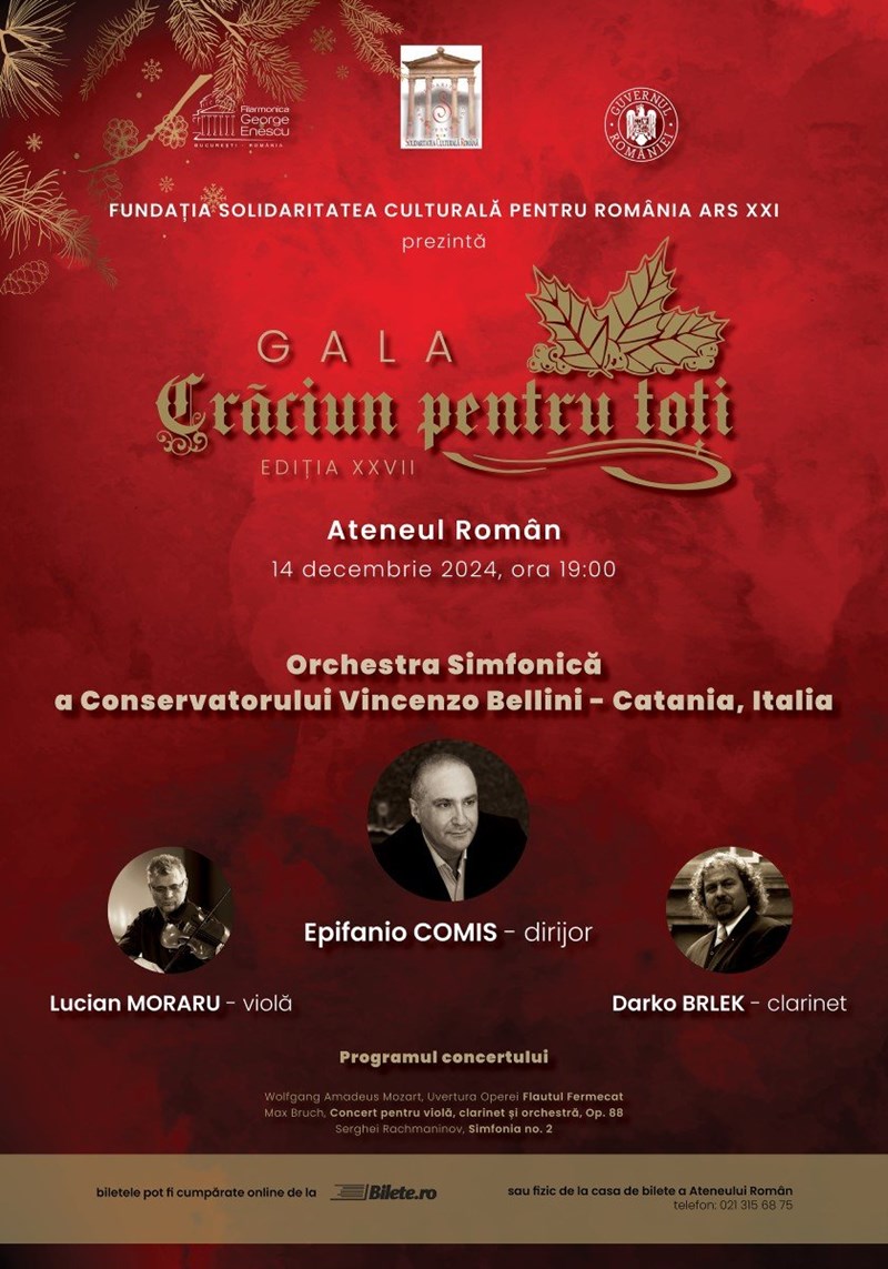 bilete Gala "Craciun pentru toti"