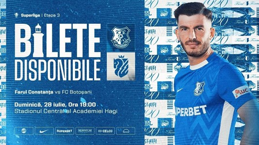 bilete FC Farul Constanta - FC Botosani