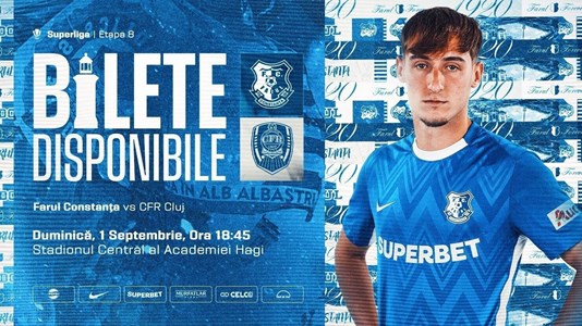 bilete Farul Constanta - CFR 1907 Cluj