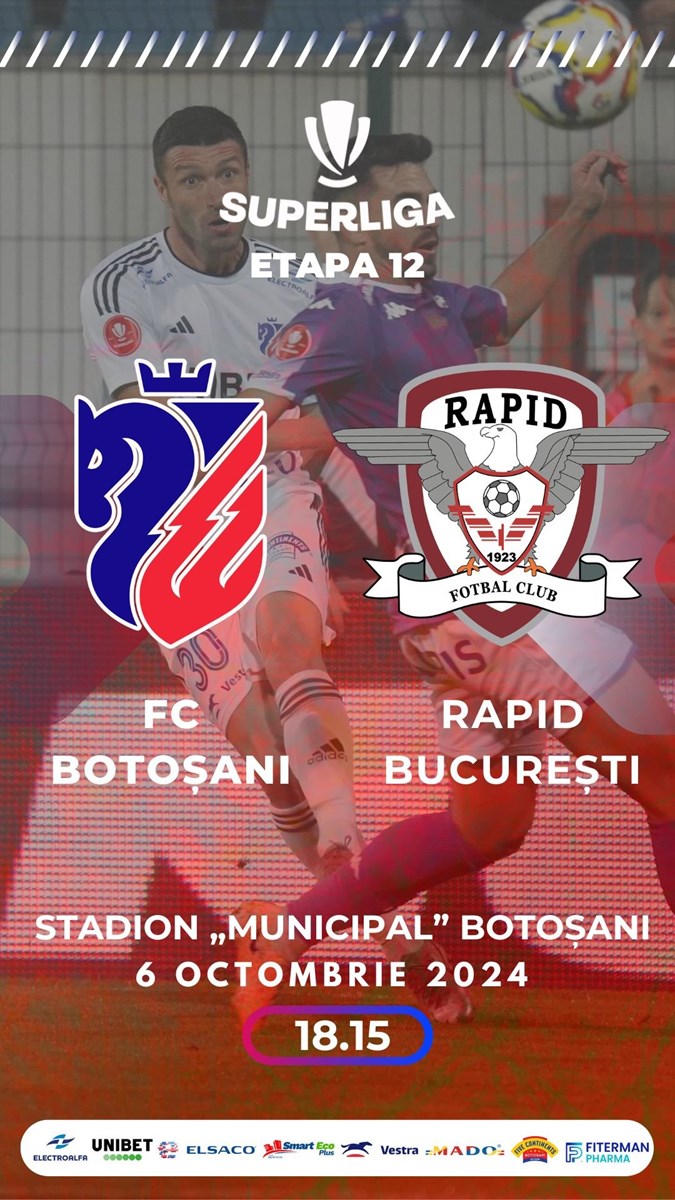 bilete FC Botosani - FC Rapid 1923