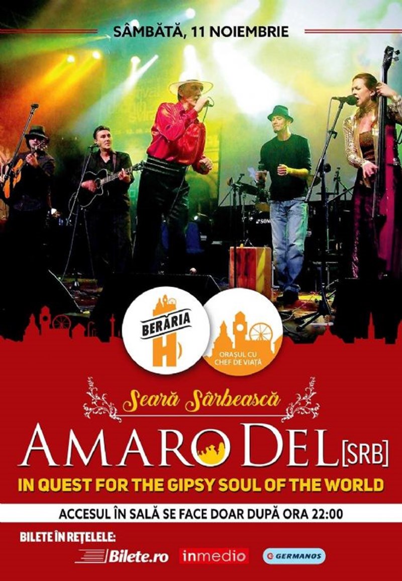 bilete Seara Sarbeasca: Amaro Del - Serbia