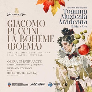 bilete la Boema - Filarmonica Arad