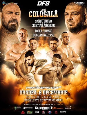 bilete la Dynamite Fighting Show 25 Oradea – Lupta Colosala