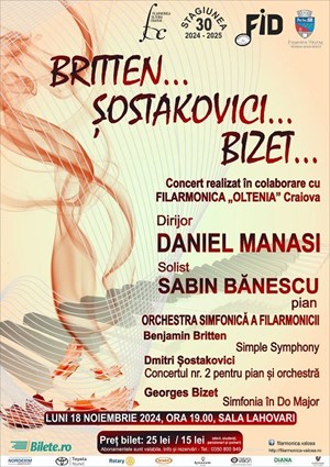 Britten ... Sostakovici ... Bizet ...