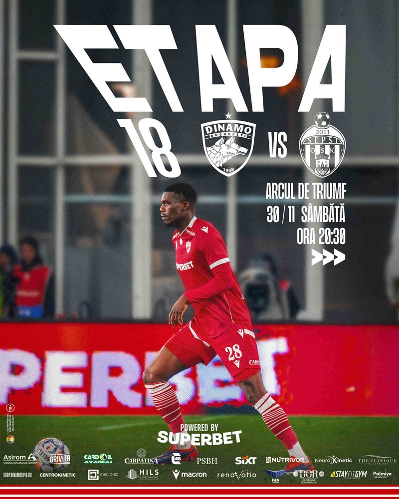 bilete Dinamo Bucuresti - Sepsi OSK