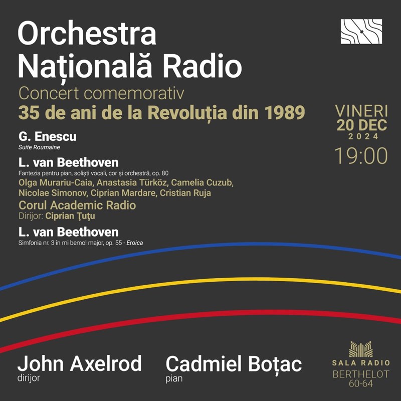bilete Enescu – Beethoven – C.Boțac, J. Axelrod, ONR