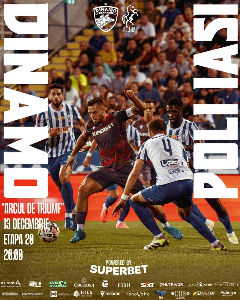 bilete Dinamo Bucuresti - Poli Iasi