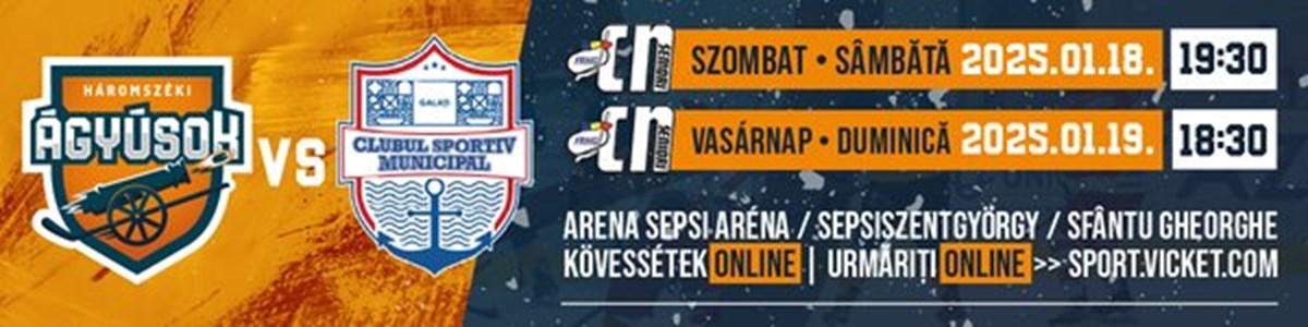bilete Háromszéki Ágyúsok vs CSM Galați