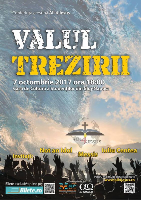 bilete Conferinta crestina All 4 Jesus Valul trezirii