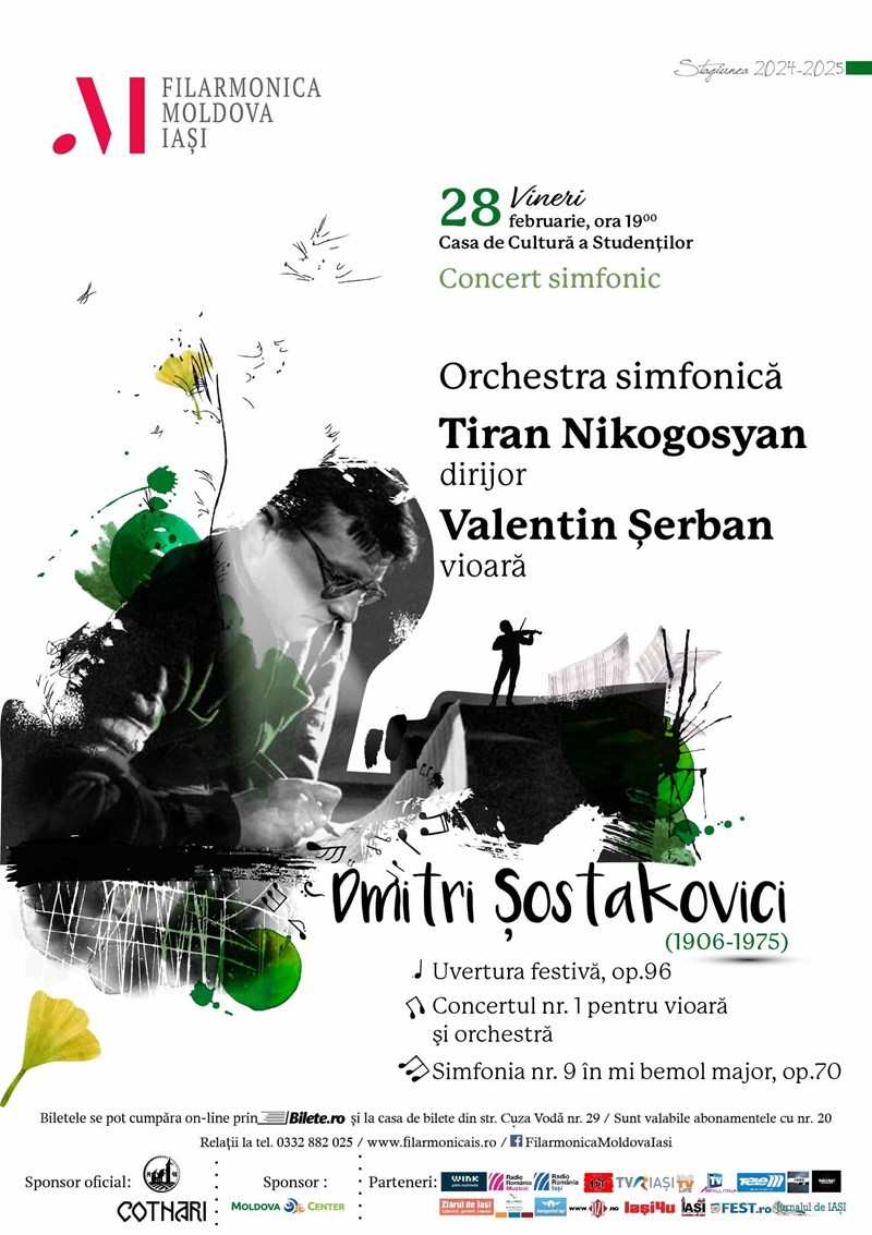bilete Concert vocal-simfonic – Șostakovici