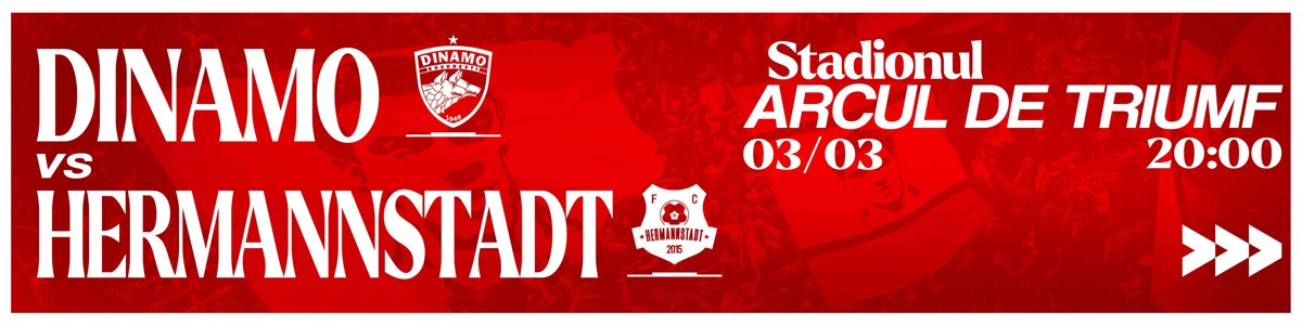 bilete Dinamo Bucuresti - AFC Hermannstadt