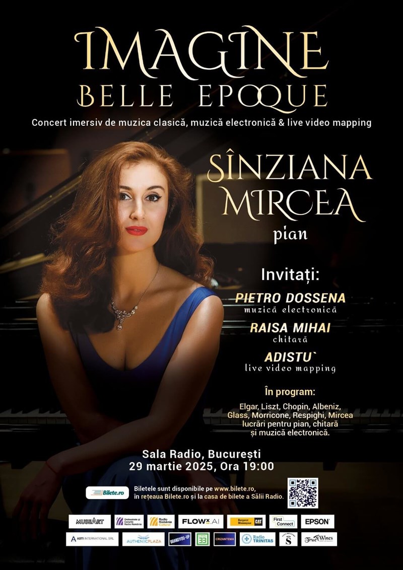 bilete Sinziana Mircea - concert de pian si muzica electronica Imagine Belle Epoque