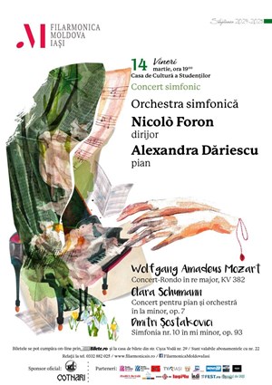 Concert simfonic – W.A. Mozart, C. Schumann, D. Șostakovici