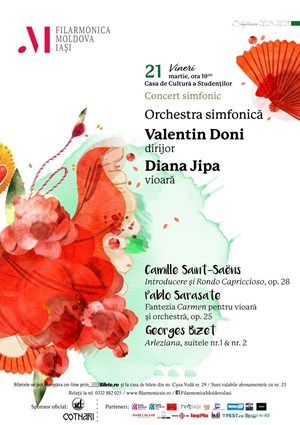 Concert simfonic – Saint-Saëns, Sarasate, Bizet