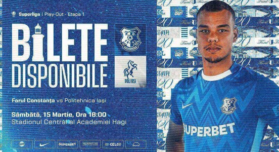 bilete Farul Constanta - Poli Iasi