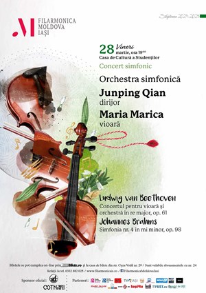Concert simfonic – Beethoven, Brahms