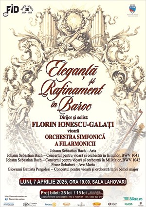 ELEGANȚĂ și RAFINAMENT în BAROC