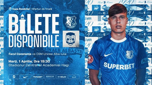 bilete Farul Constanta - Unirea Alba Iulia