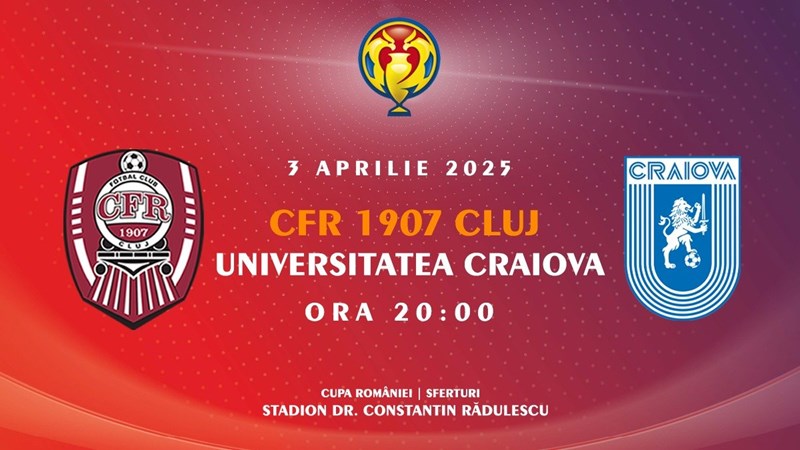 bilete CFR 1907 CLUJ - Universitatea Craiova