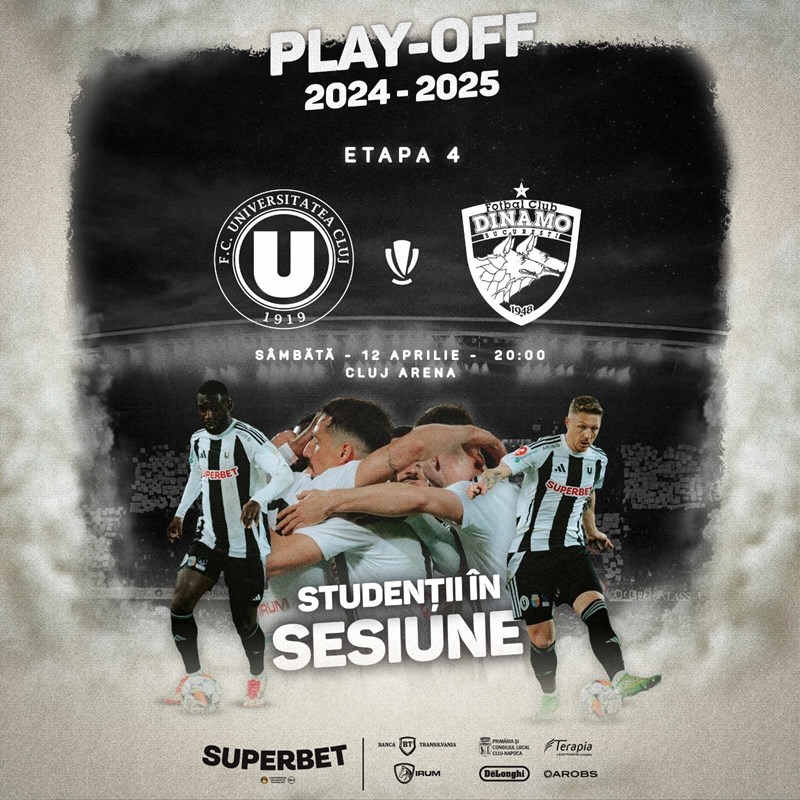 bilete FC UNIVERSITATEA Cluj - Dinamo Bucuresti